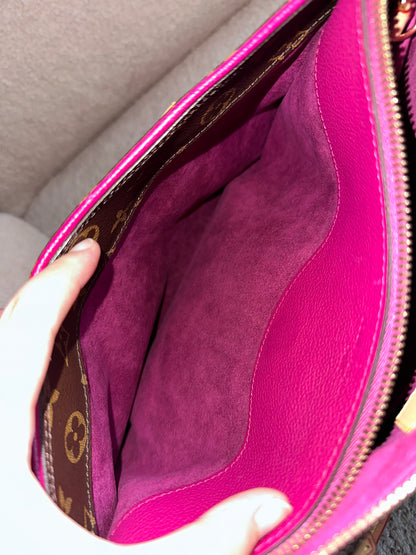 Louis Vuitton Monogram Pallas MM Tote Bag - Rose Fuchsia