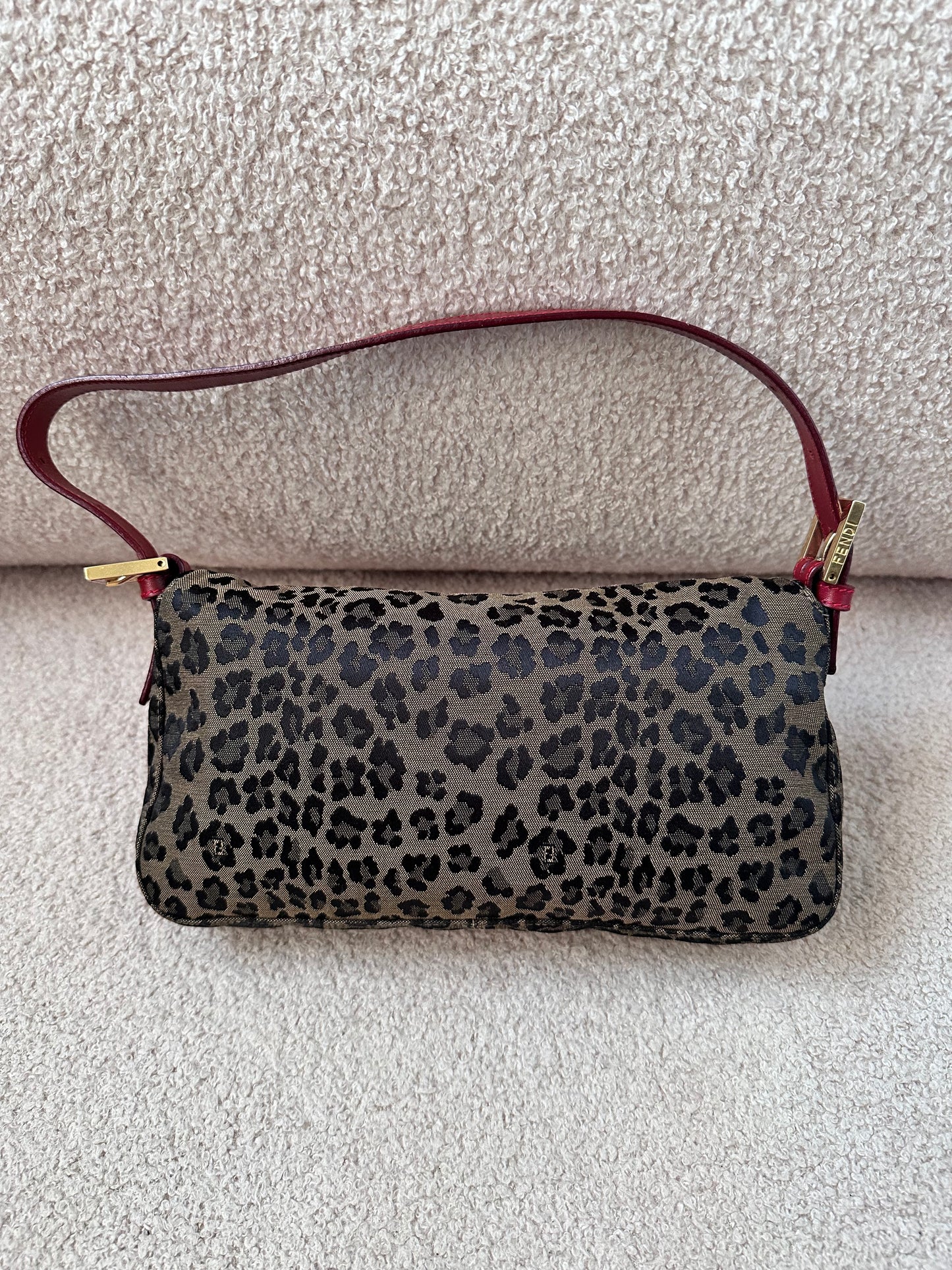 ULTRA RARE Fendi Leopard Cheetah Print Baguette