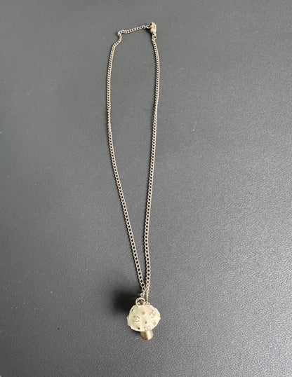 Rare Chanel 2003 Vintage Mushroom Motif Necklace Pendant