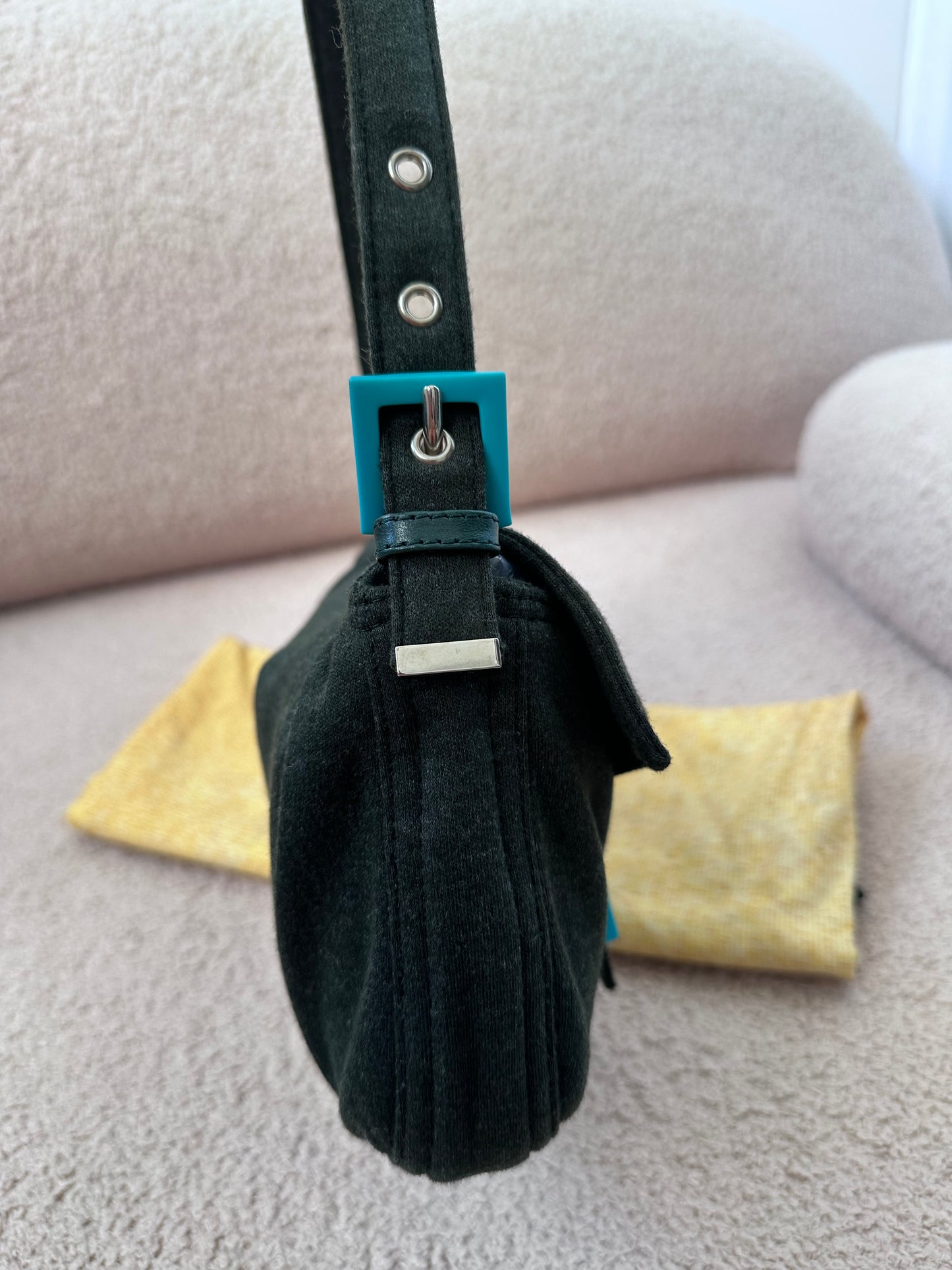 Fendi Tiffany Blue Buckle Baguette