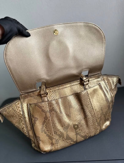 Gucci 1973 Python Exotic Top Handle Bag A/W2010