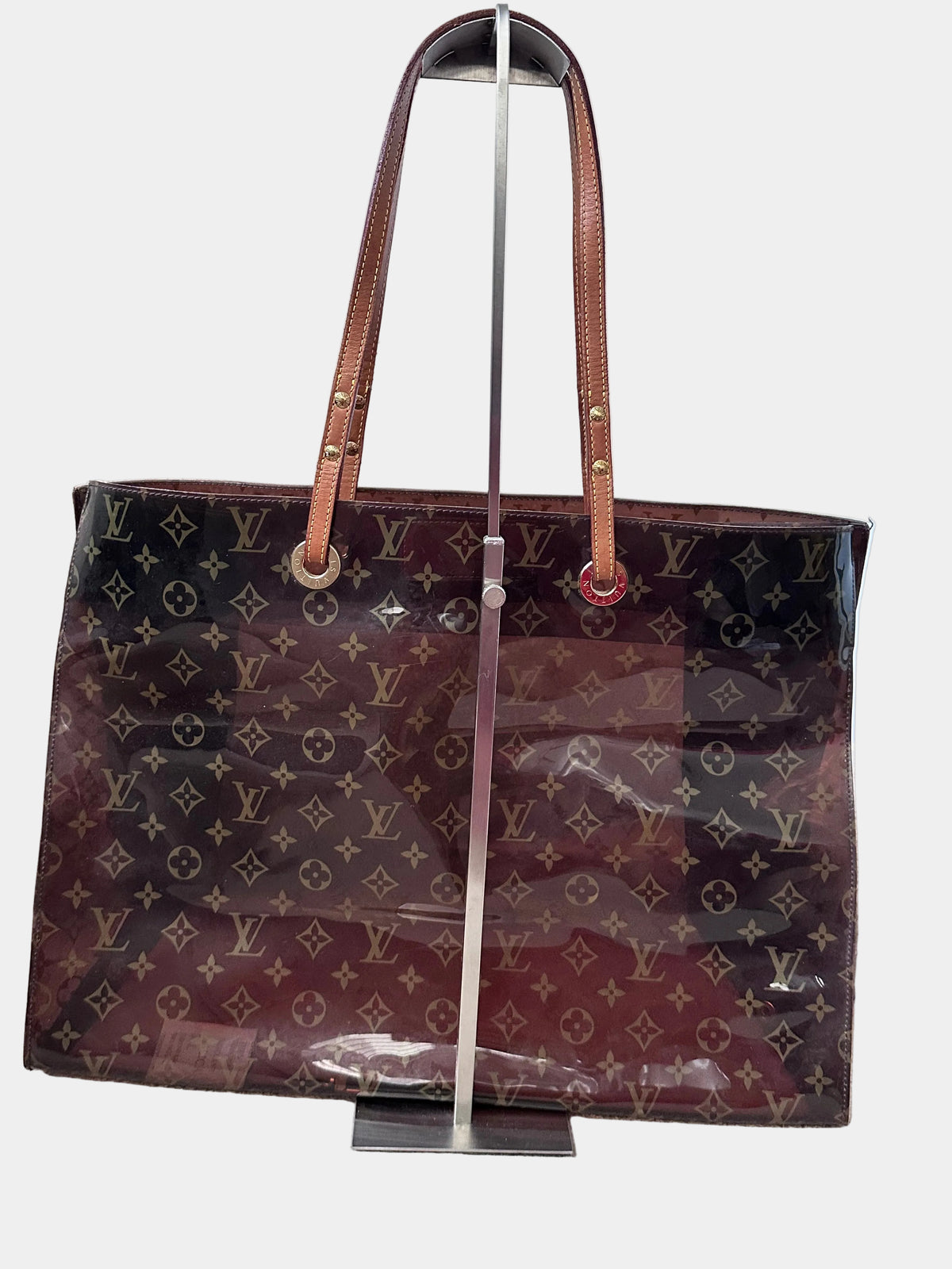 Rare Louis Vuitton PVC Monogram Large Beach Tote Bag