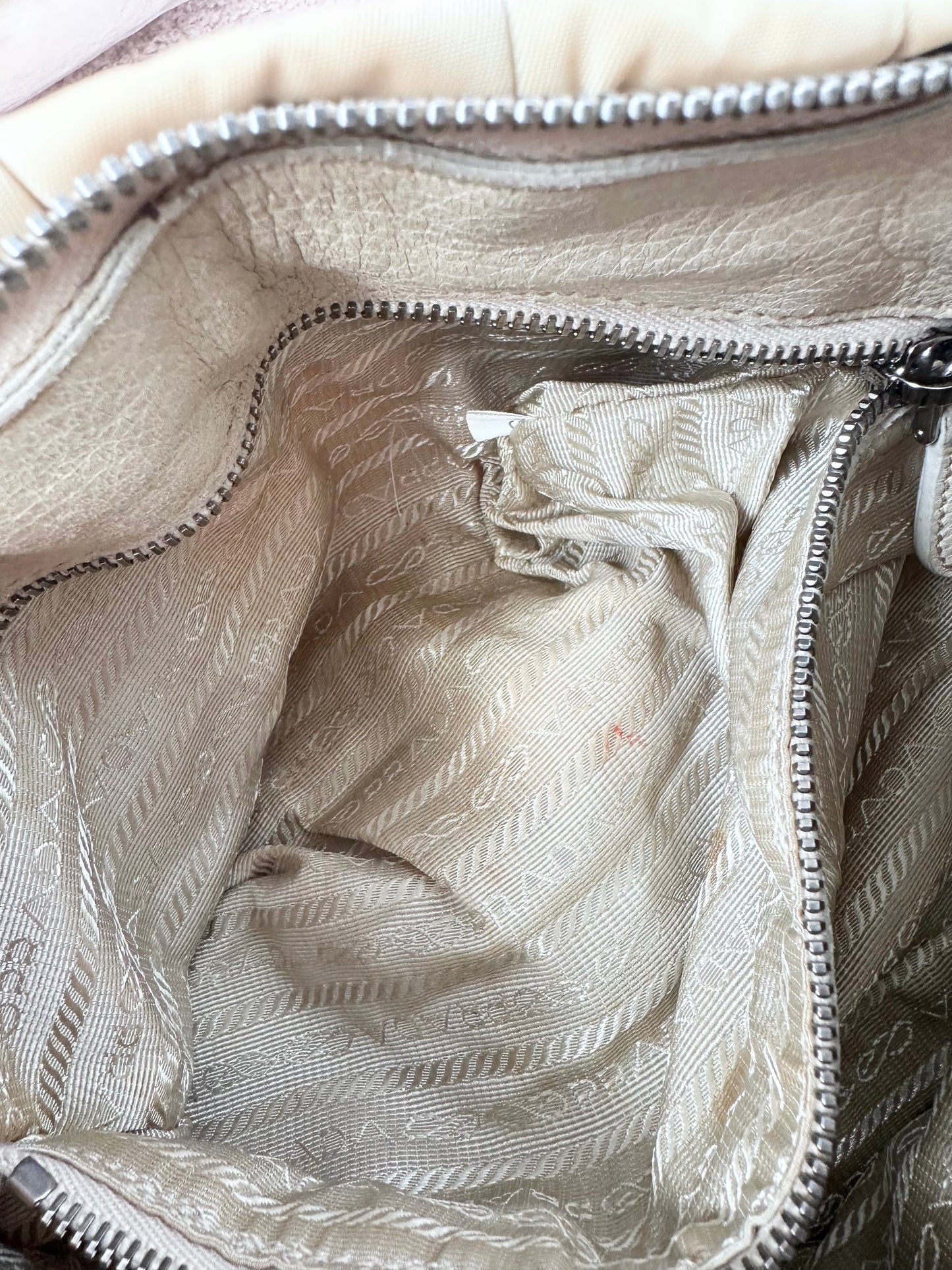 Prada Two Way Gather Nylon Tessuto Bag