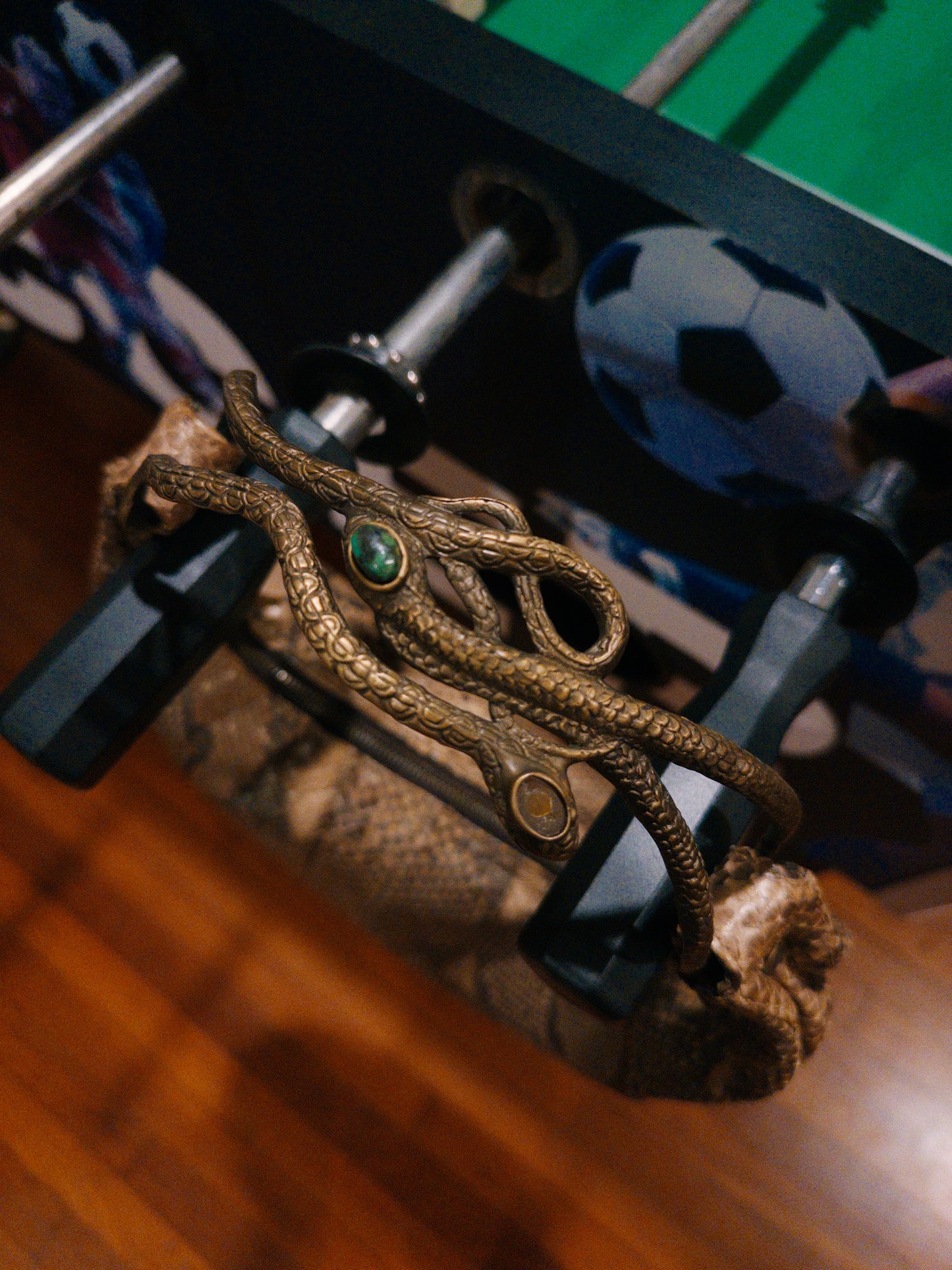 VALENTINO GARAVANI Python Serpent Hobo sculptural Serpent Handle
