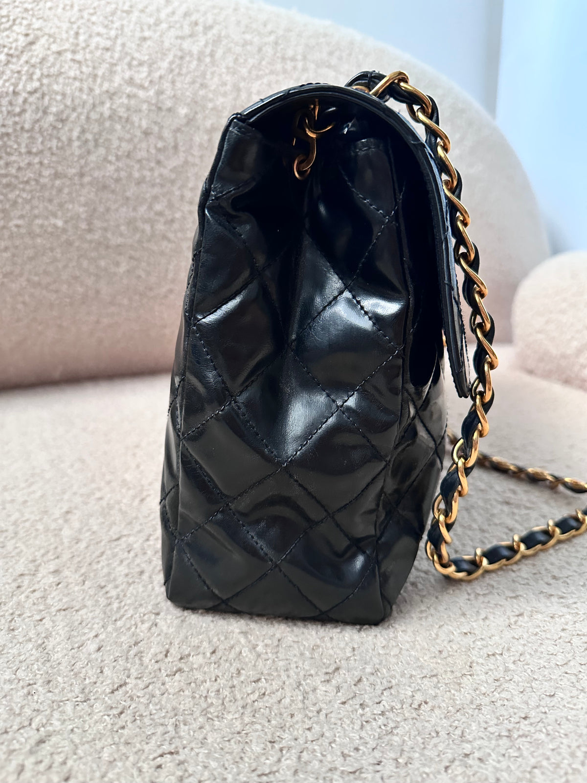 Chanel Timeless Classic Quilted Single Flap Bag Black