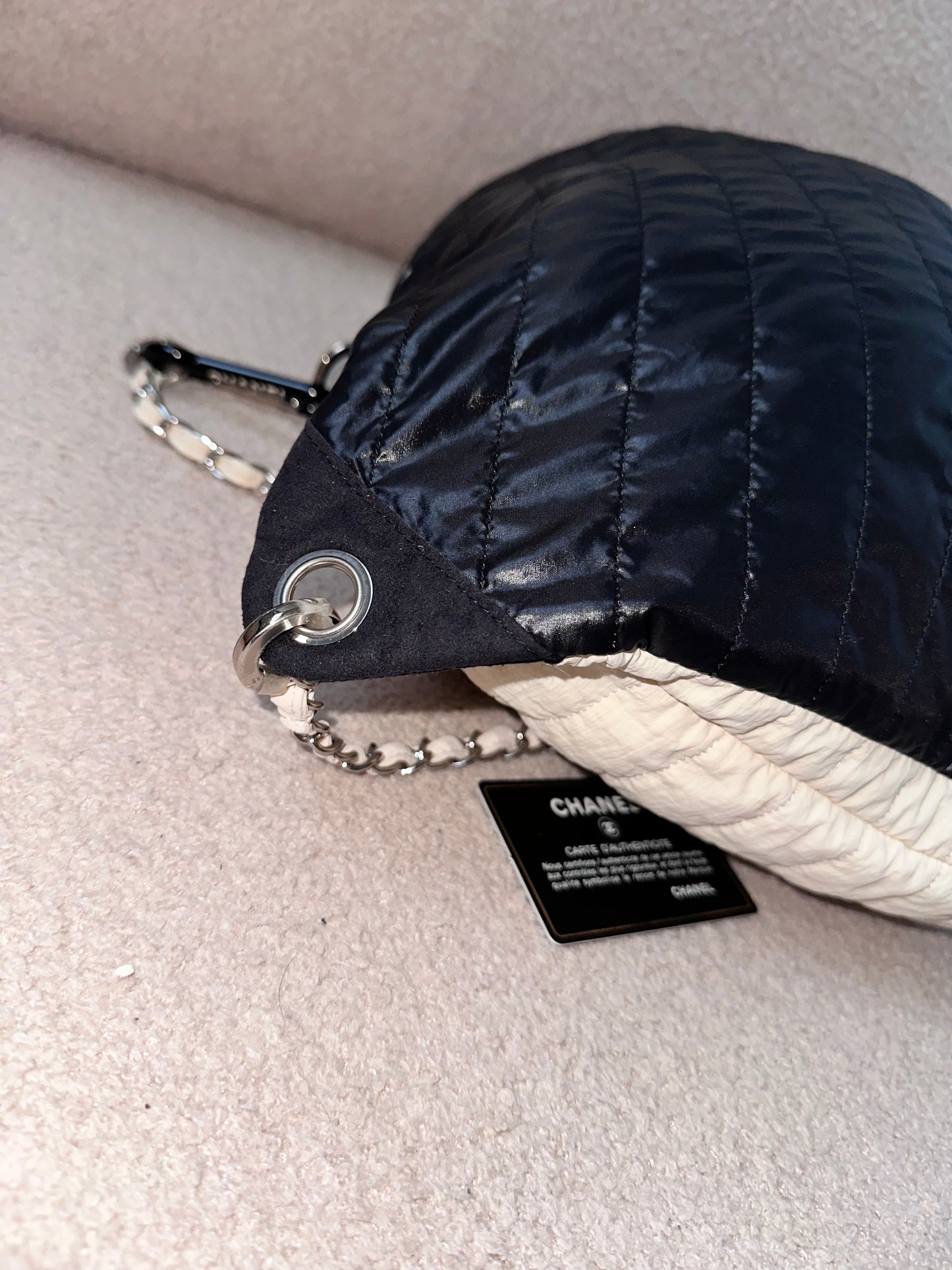 RARE Chanel 2019 By The Sea Drawstring Backpack with Chain Strap