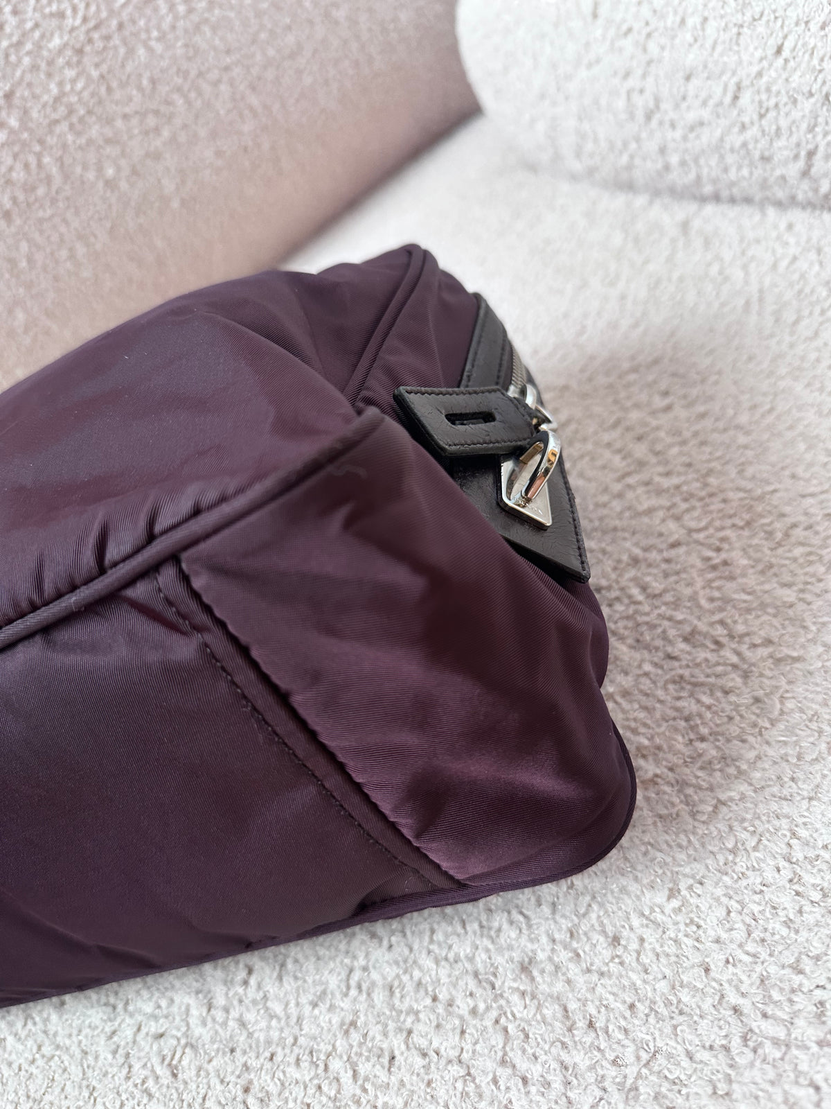 Prada Re-Nylon Cargo Multi Pocket Boston Shoulder Bag