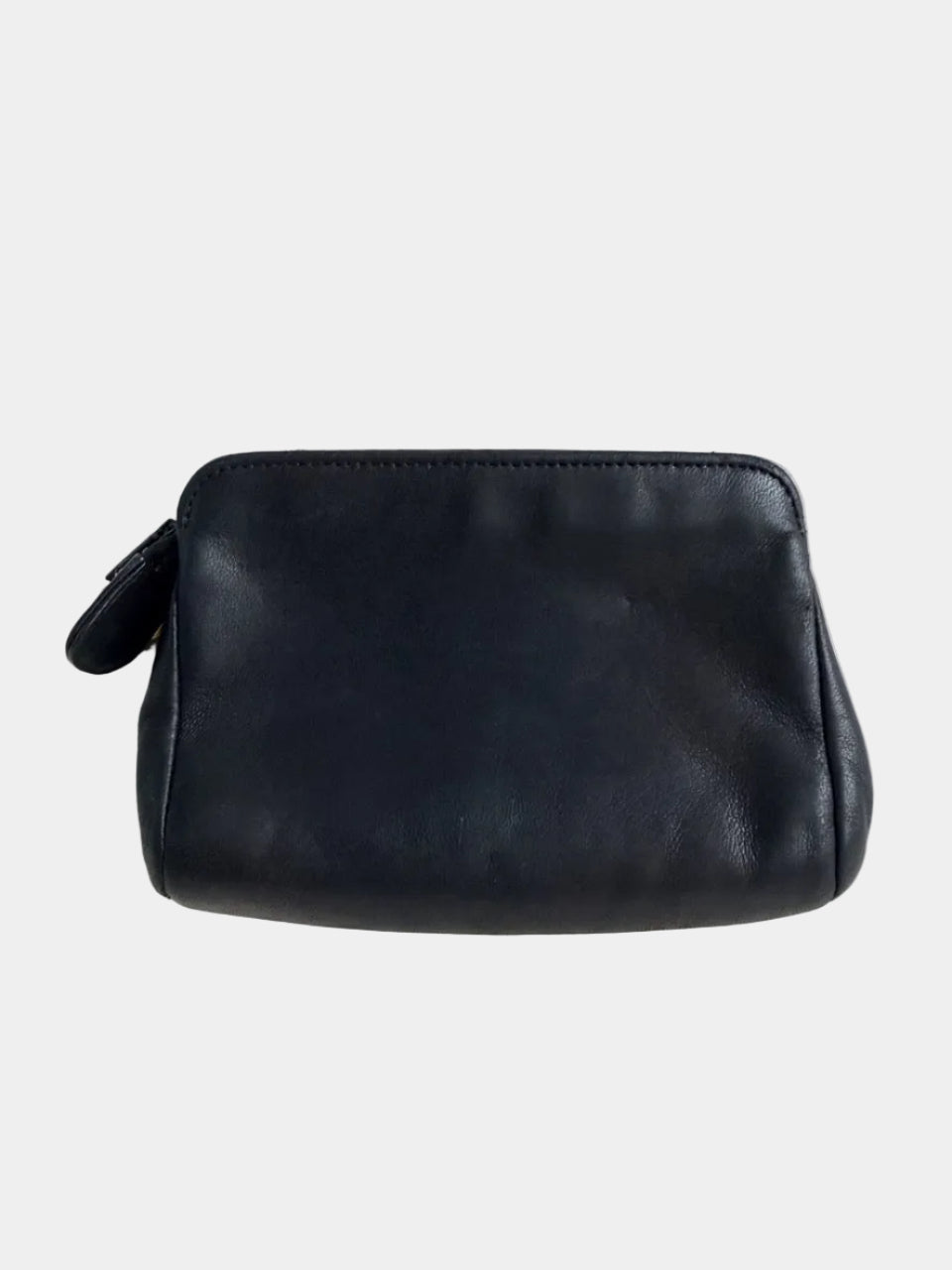 Chanel Vintage Mini Pouch Black Lambskin