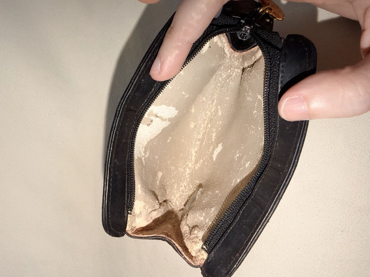 Chanel Vintage Mini Pouch Black Lambskin