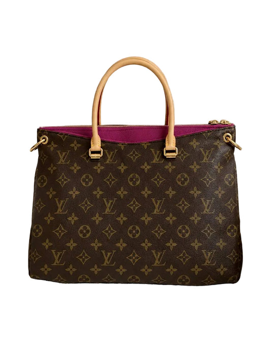 Louis Vuitton Monogram Pallas MM Tote Bag - Rose Fuchsia
