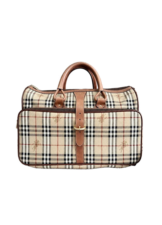 Burberry XXL Carry On Luggage Carrier Duffle Bag