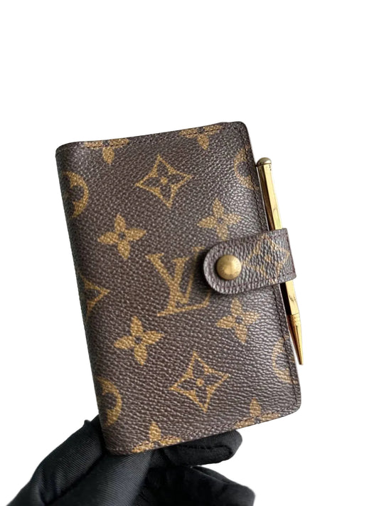Louis Vuitton Mini Agenda with Gold Pencil