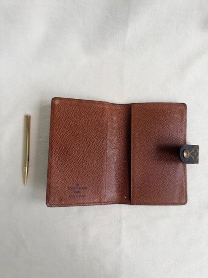 Louis Vuitton Mini Agenda with Gold Pencil