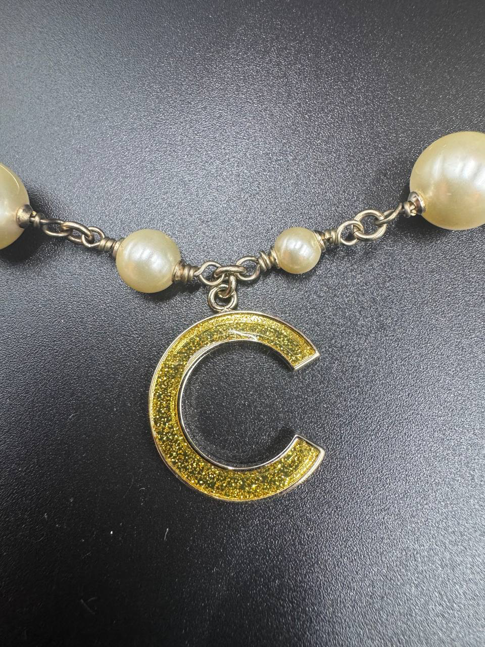 Rare Chanel 2007 Alphabet Logo Icon Charms Long Necklace / Belt