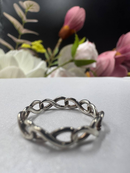 Tiffany & Co Infinity Ring 925 Sterling Silver
