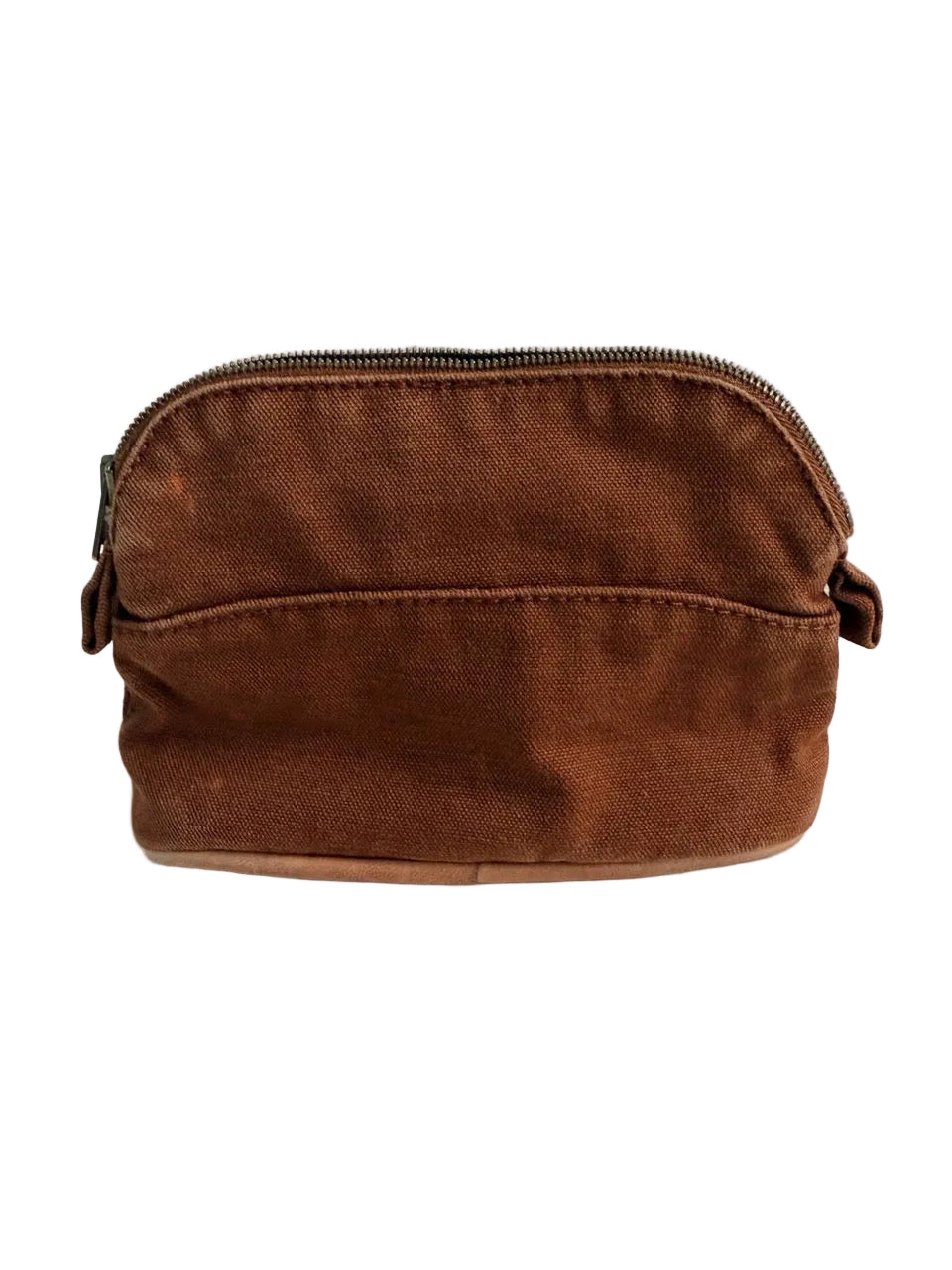 Hermes Mini Bolide Case Toiletry Pouch Brown