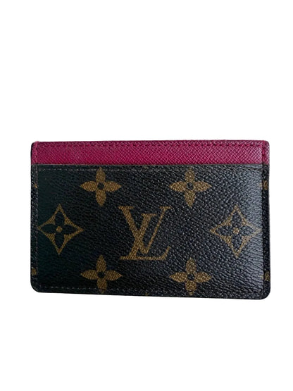 Louis Vuitton Monogram Cardholder Case Fuchsia