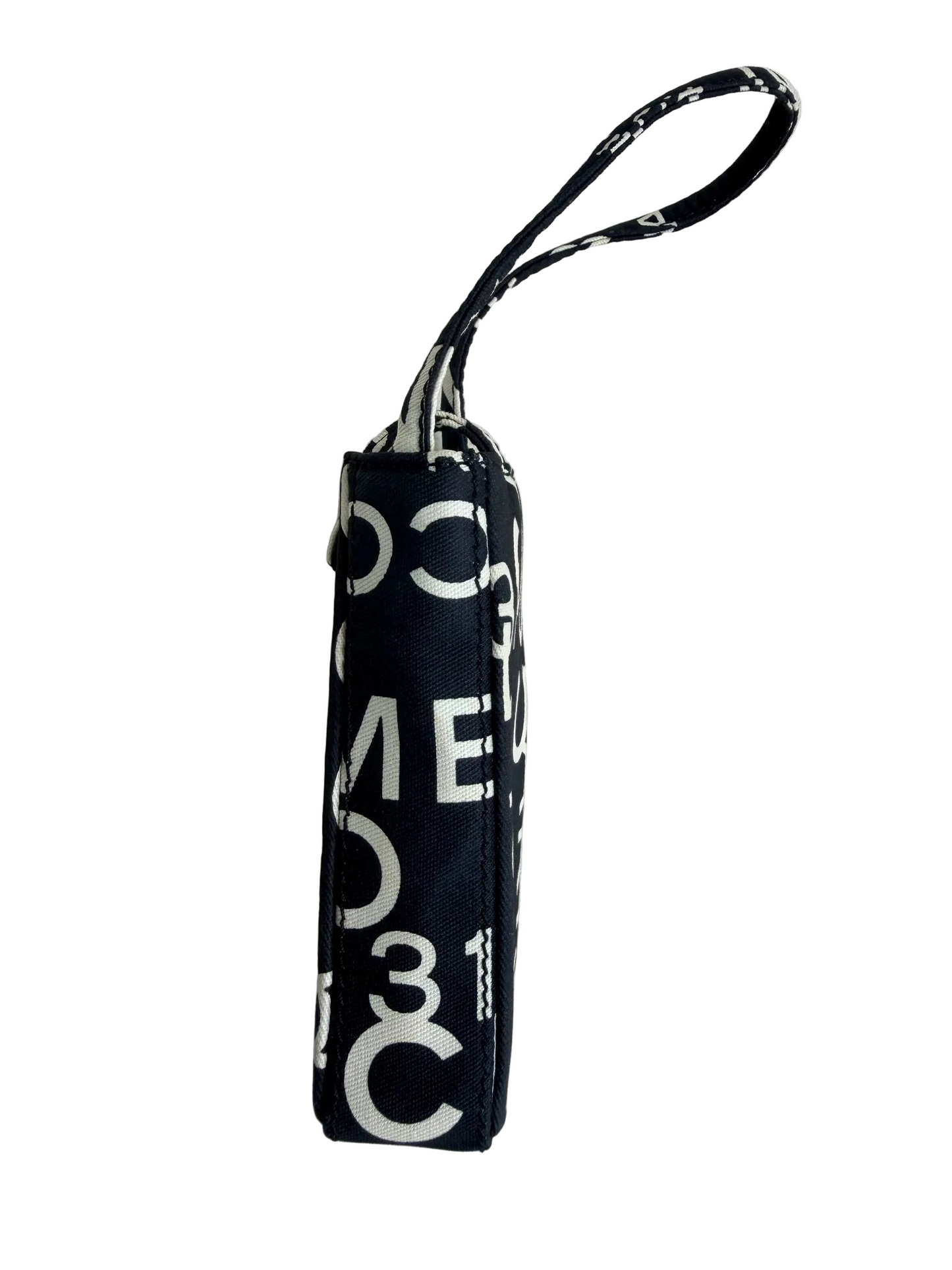 Chanel Y2K Mini Pouch Phone Holder Black Cambon Canvas