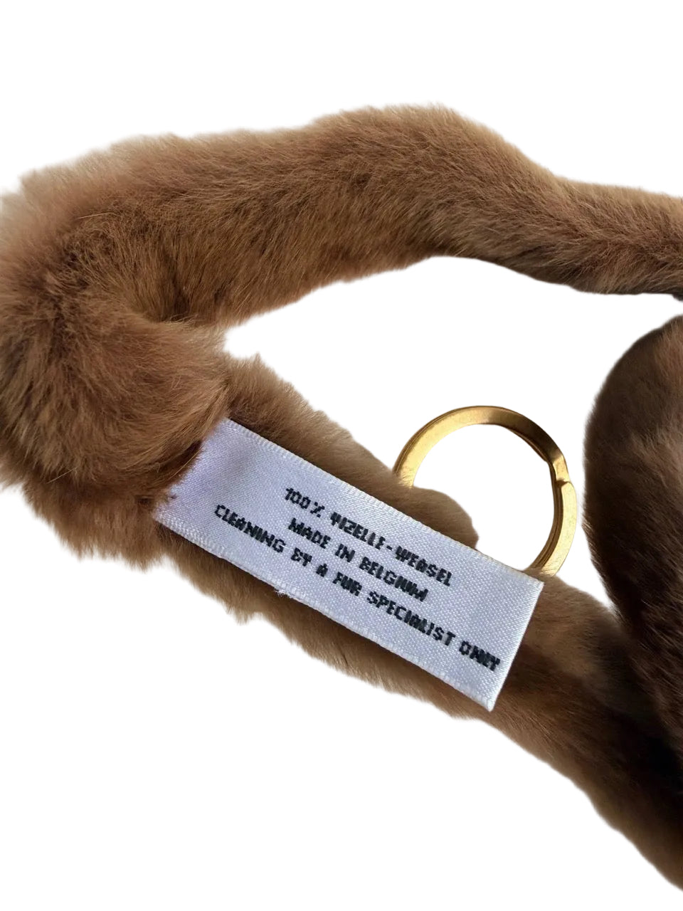 RARE Chanel 2003 Weasel Fur CC Logo Lanyard ｜Bag Charm ★