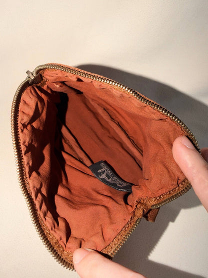 Hermes Mini Bolide Case Toiletry Pouch Brown