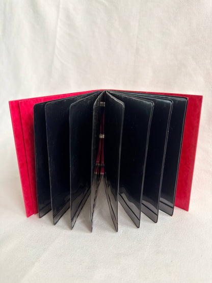 RARE Hermes Les Cahiers Photobook Album Bordeaux Red