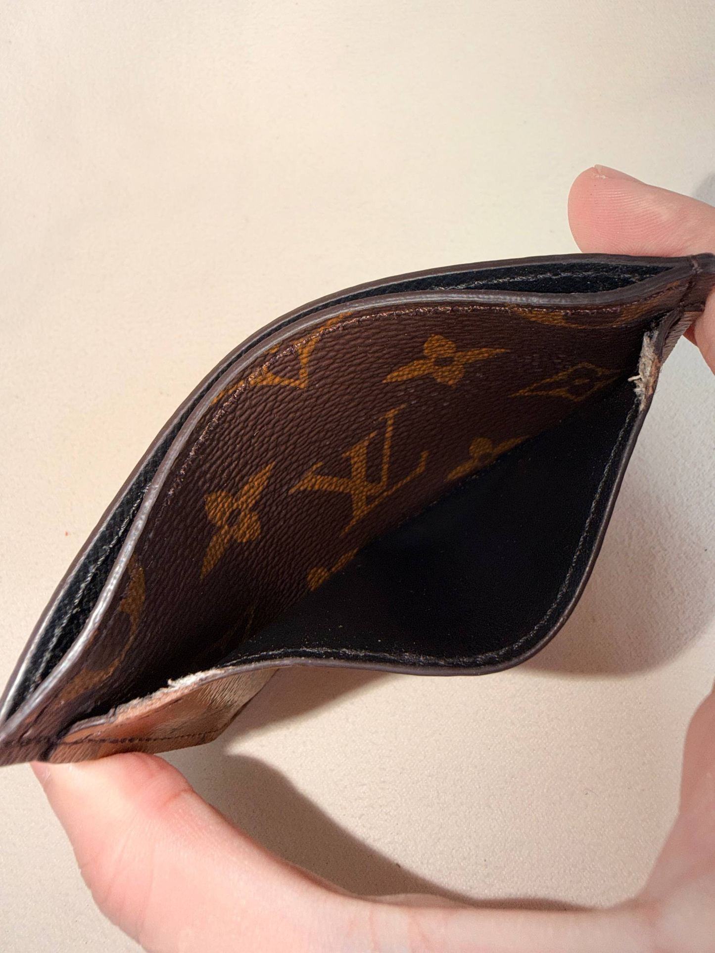 Louis Vuitton Reverse Monogram Card Holder