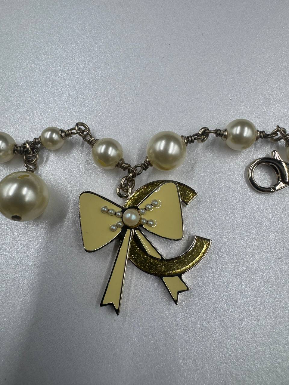Rare Chanel 2007 Alphabet Logo Icon Charms Long Necklace / Belt