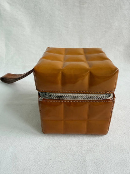 Chanel Minaudiere Quilted Cube Mini Wrist Bag