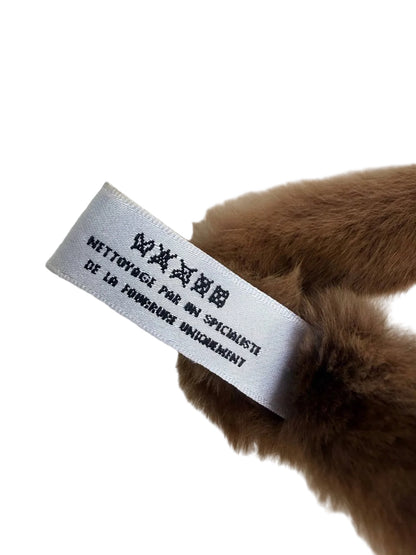 RARE Chanel 2003 Weasel Fur CC Logo Lanyard ｜Bag Charm ★