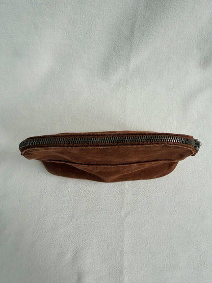 Hermes Mini Bolide Case Toiletry Pouch Brown