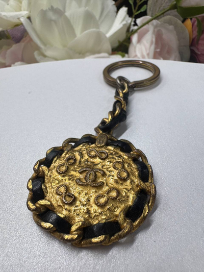 Chanel Vintage Medallion Keychain / Bag Charm