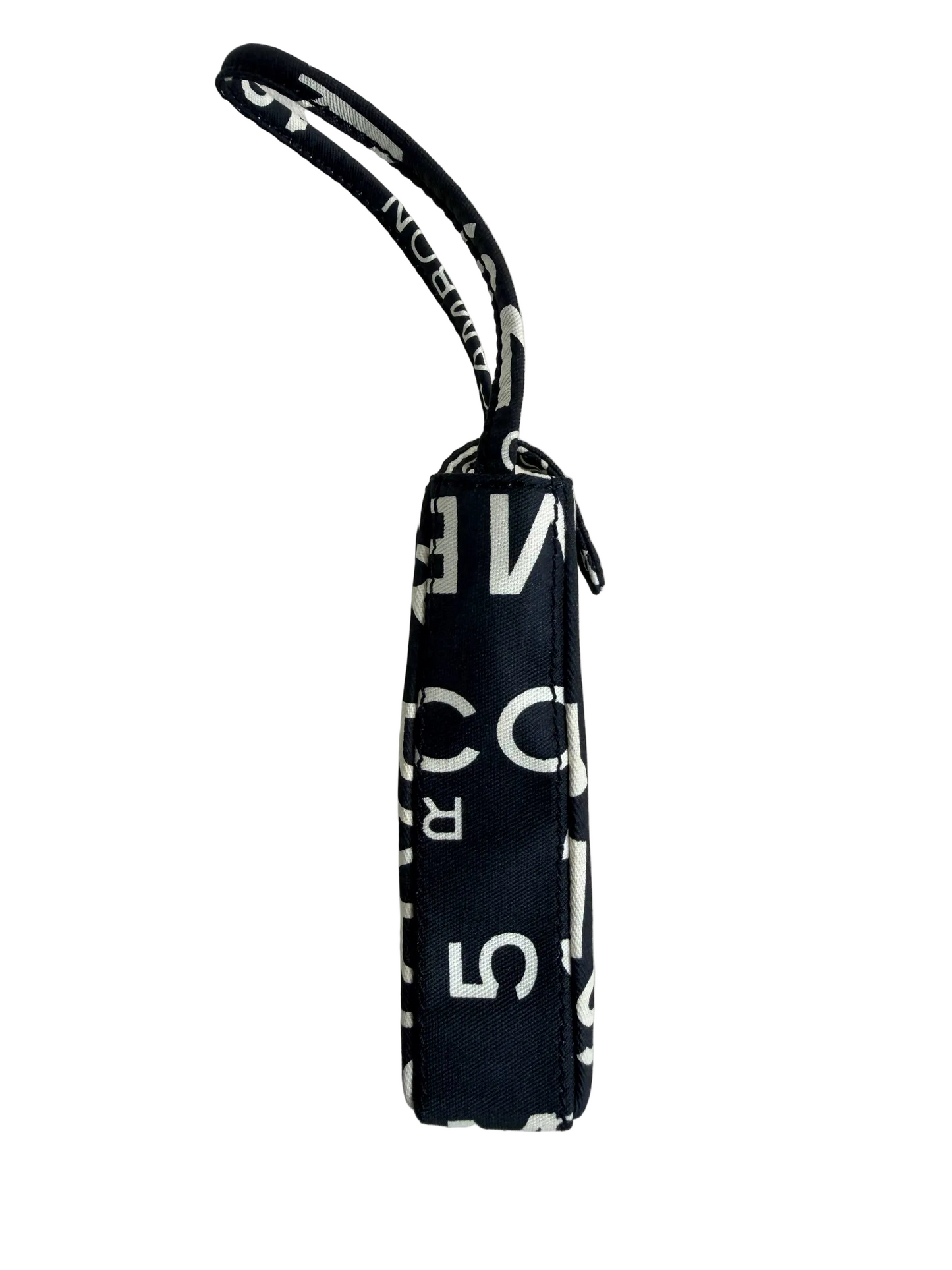 Chanel Y2K Mini Pouch Phone Holder Black Cambon Canvas
