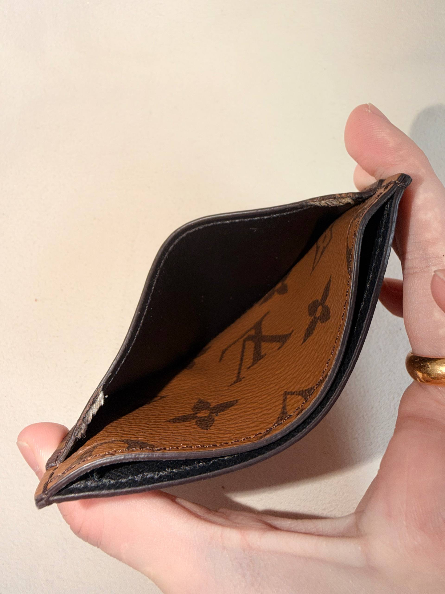 Louis Vuitton Reverse Monogram Card Holder