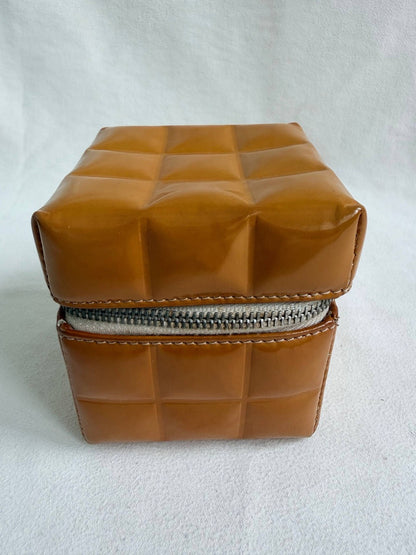 Chanel Minaudiere Quilted Cube Mini Wrist Bag
