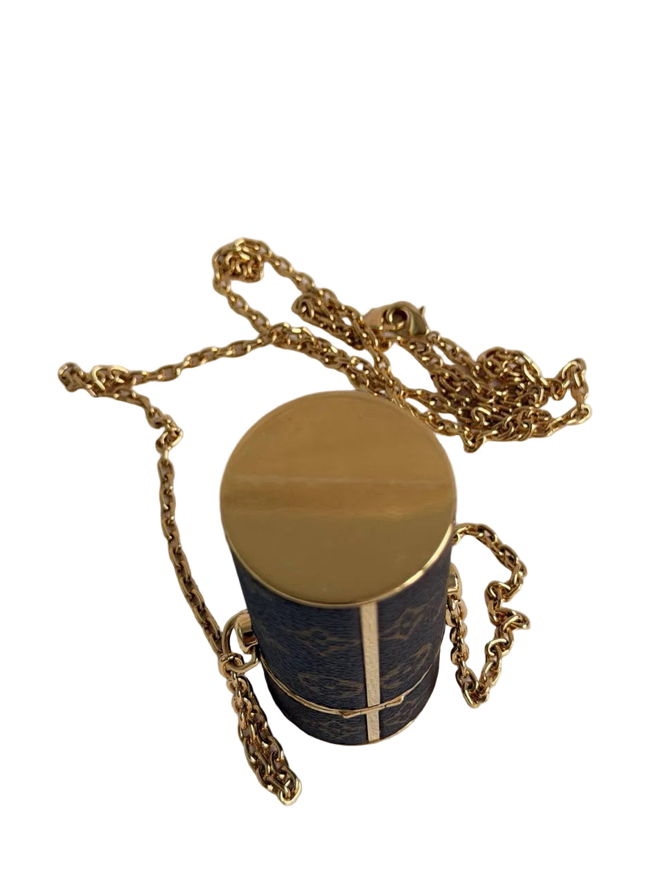 Louis Vuitton Lipstick Minaudiere Case Chain Bag