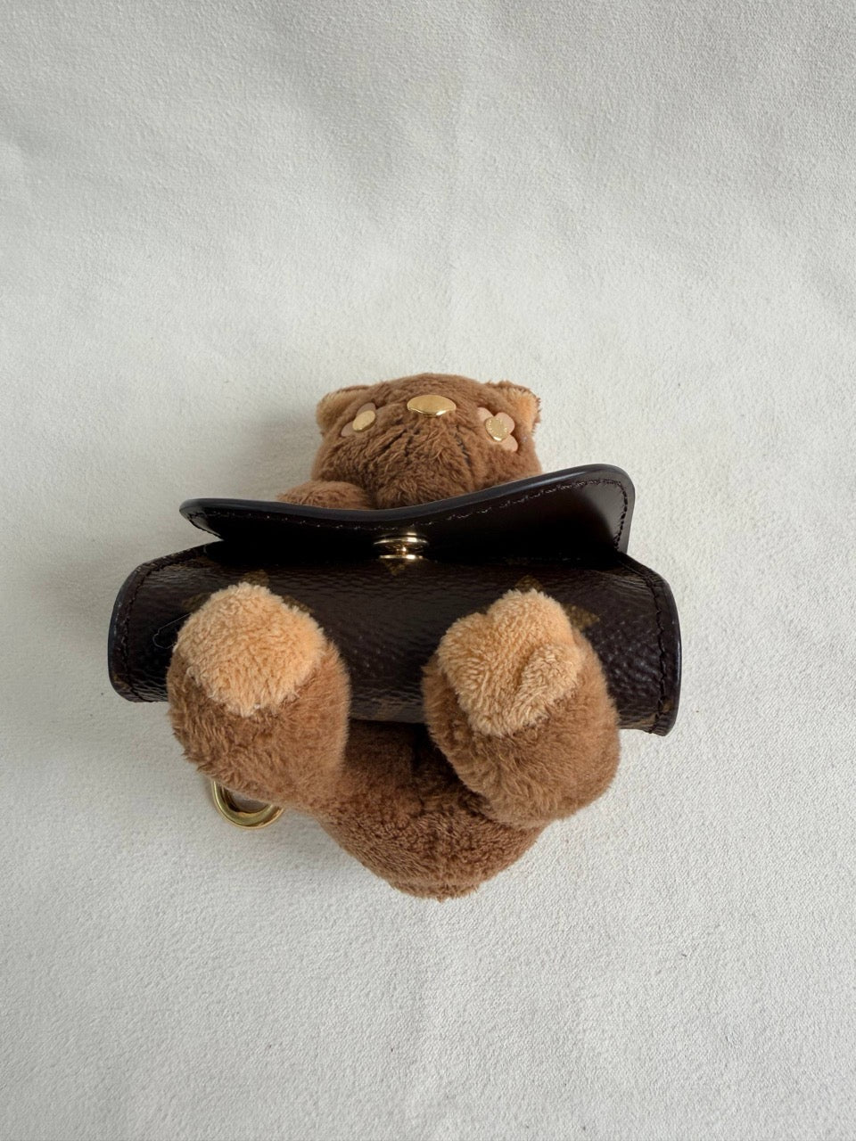 Limited Edition Louis Vuitton 2025 Cat Plushie Earpods Case Bag Charm