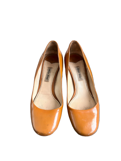 Miu Miu Crystal Block Heels Pumps