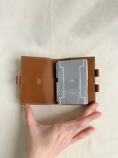 Hermes Gold Epsom Agenda Notebook Cover