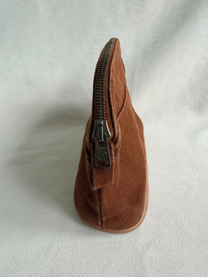 Hermes Mini Bolide Case Toiletry Pouch Brown
