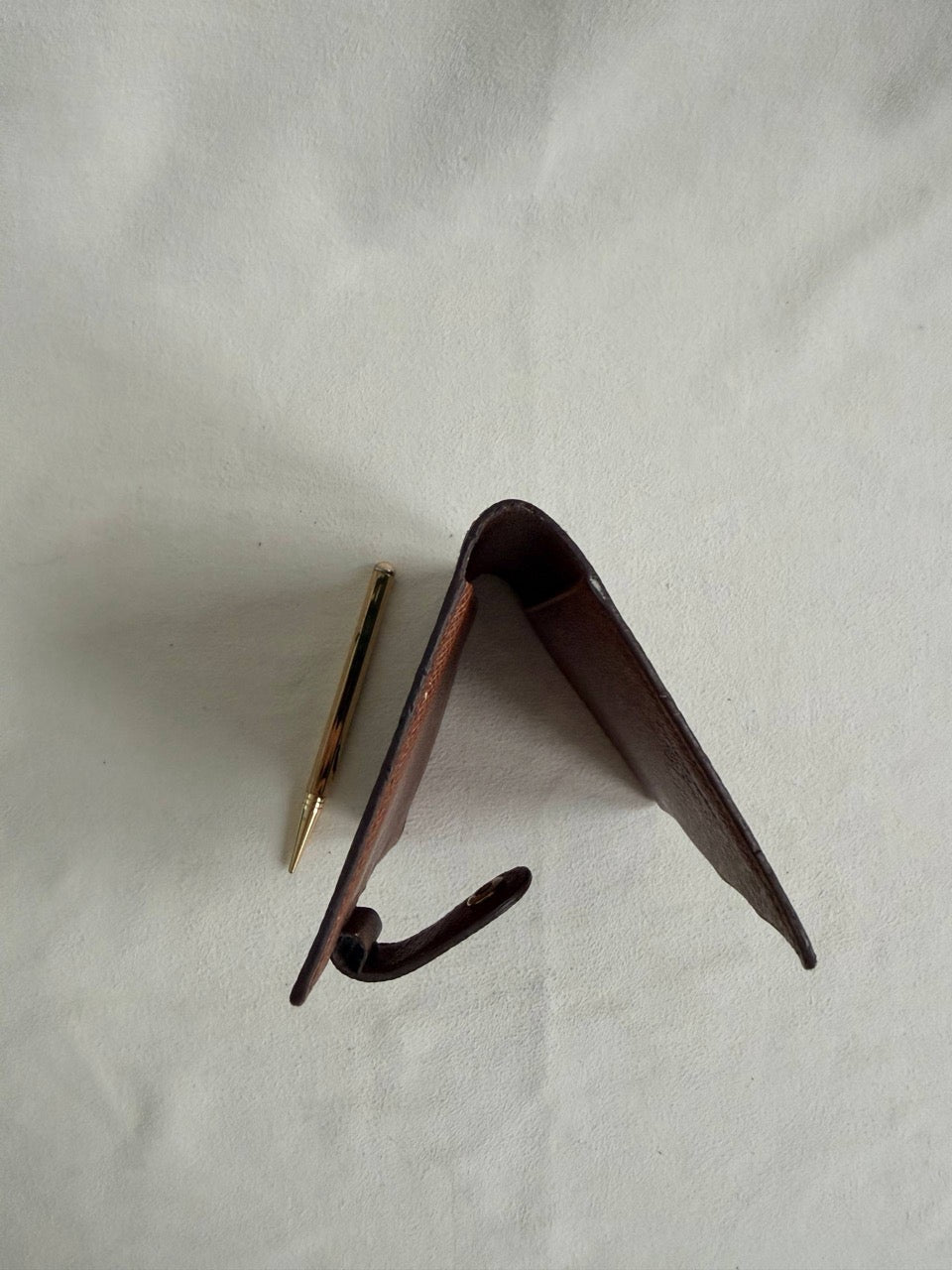 Louis Vuitton Mini Agenda with Gold Pencil