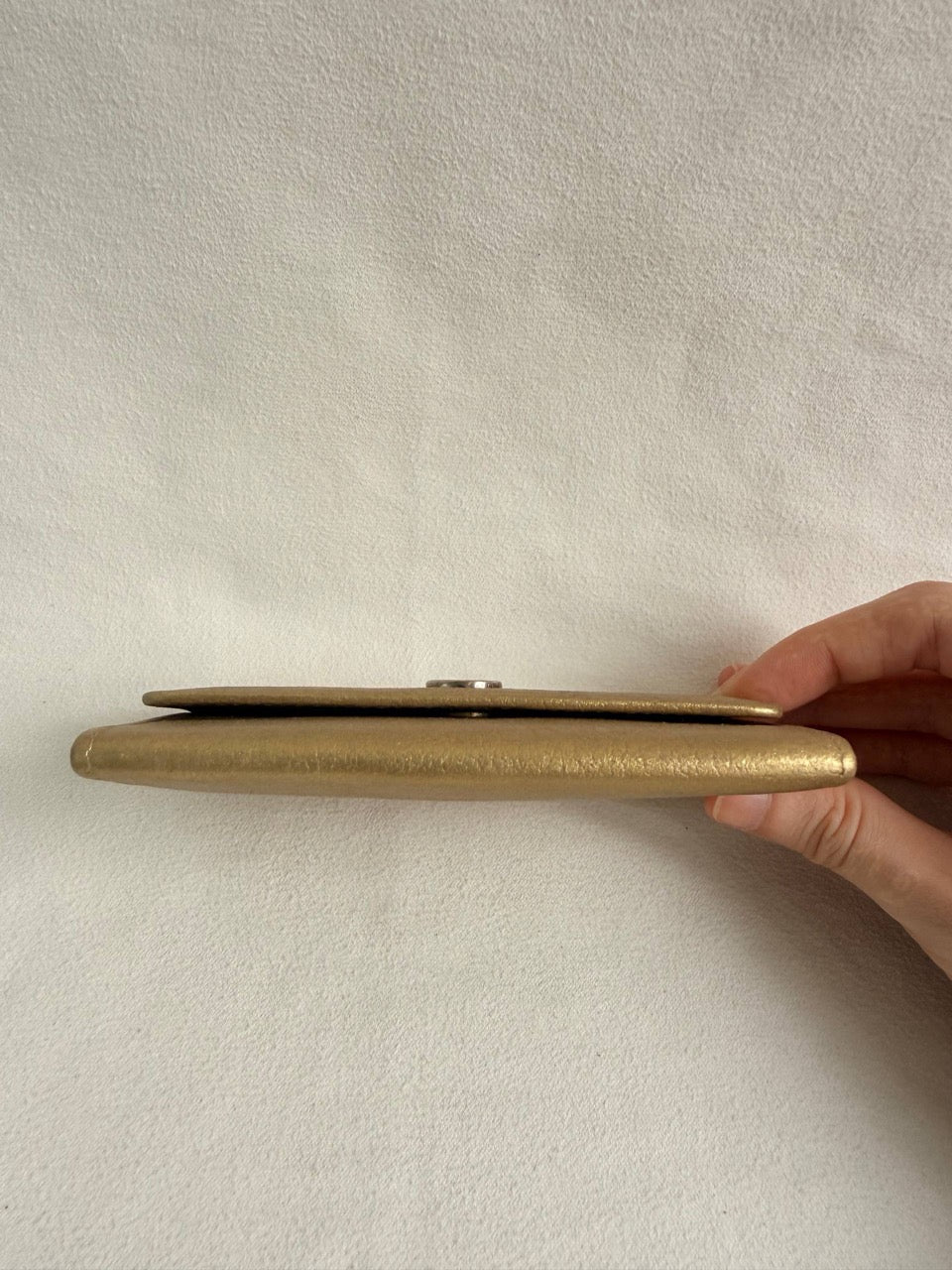 Chanel Key Pouch Bag Charm Gold Metallic