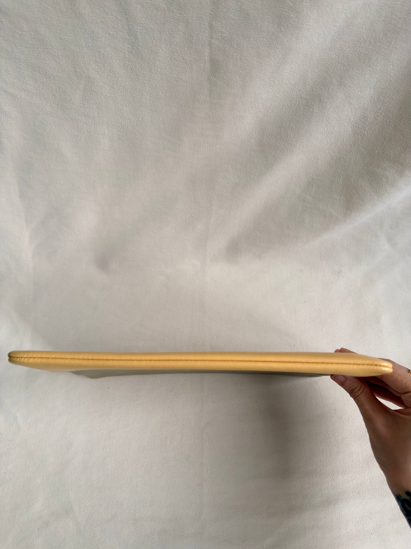Celine Bicolour Yellow Beige Clutch Bag
