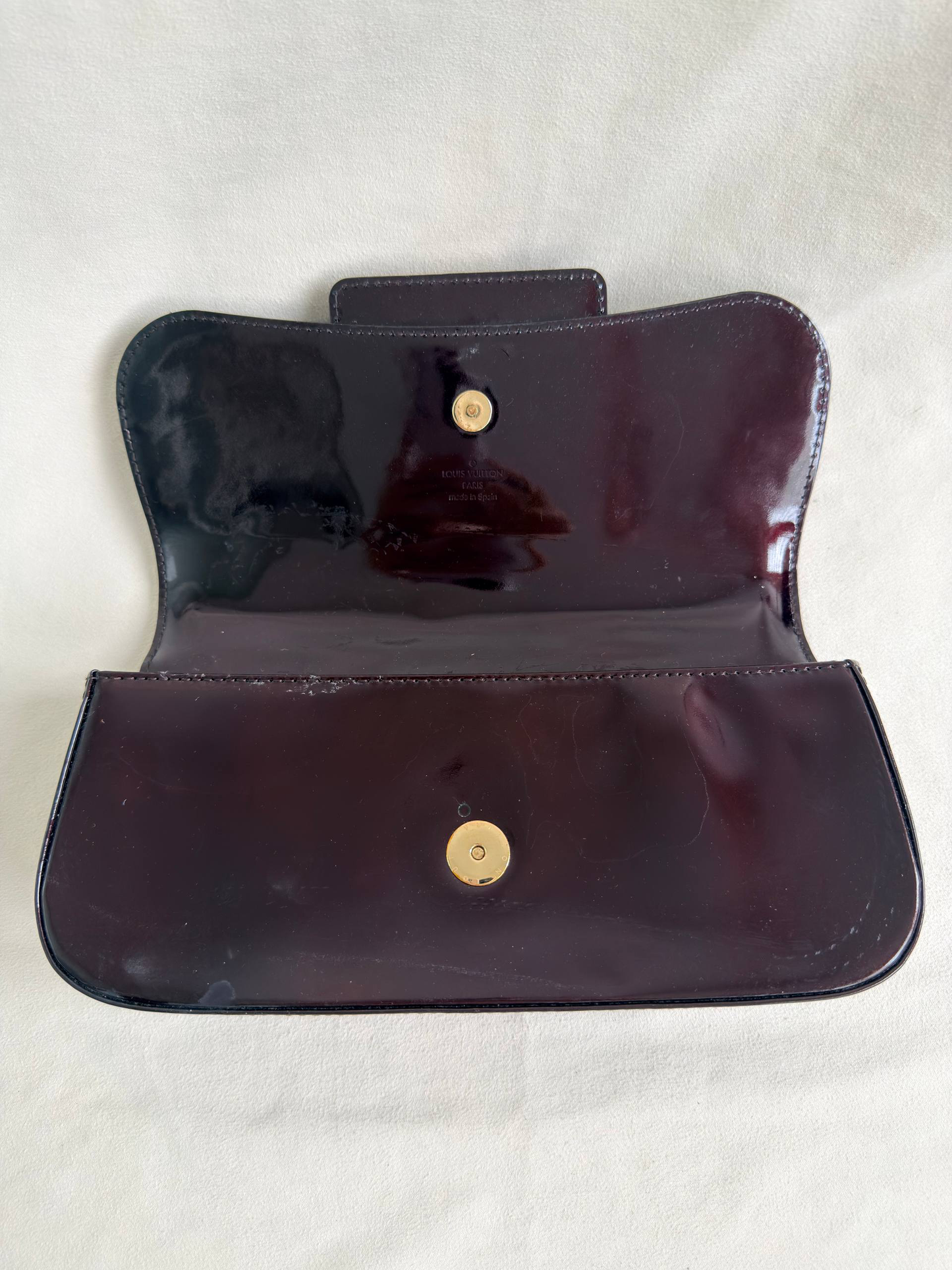 Louis Vuitton Tortoise shell Clasp Sobe Minaudiere Clutch