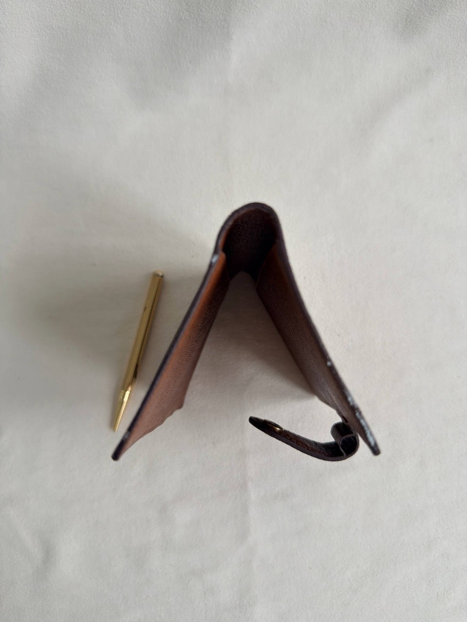 Louis Vuitton Mini Agenda with Gold Pencil