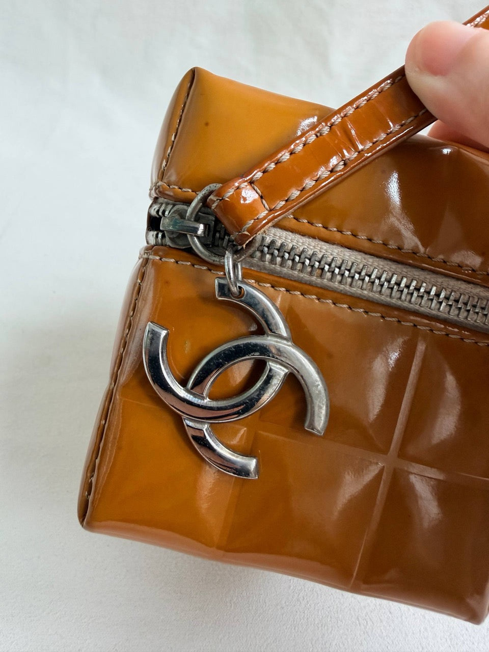 Chanel Minaudiere Quilted Cube Mini Wrist Bag