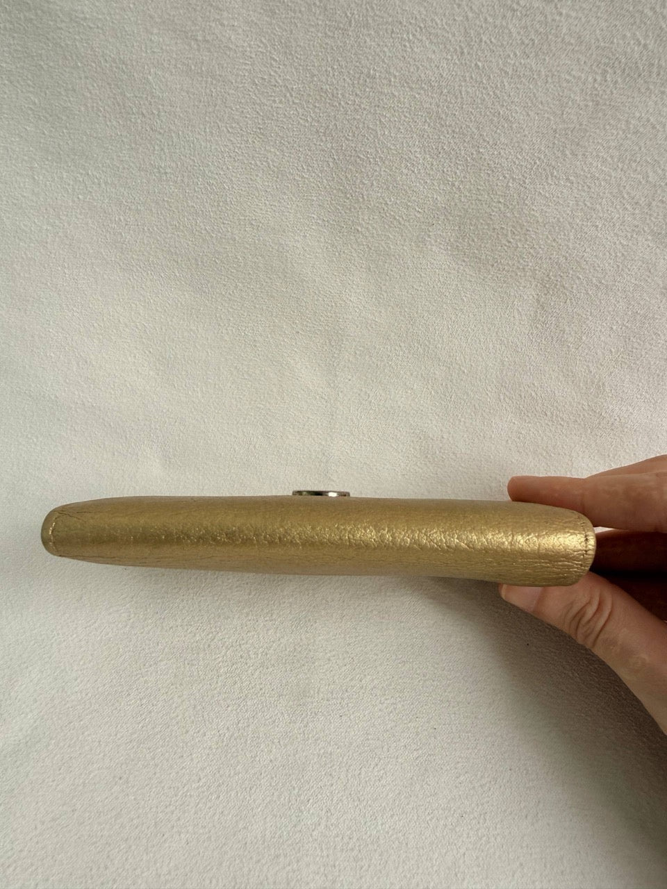 Chanel Key Pouch Bag Charm Gold Metallic