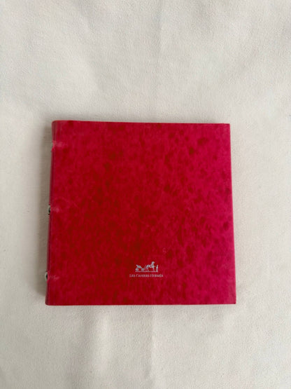 RARE Hermes Les Cahiers Photobook Album Bordeaux Red