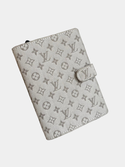 Louis Vuitton Denim Mini Lin Agenda Notebook PM