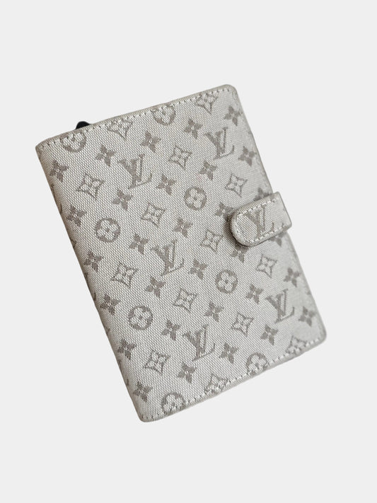 Louis Vuitton Denim Mini Lin Agenda Notebook PM