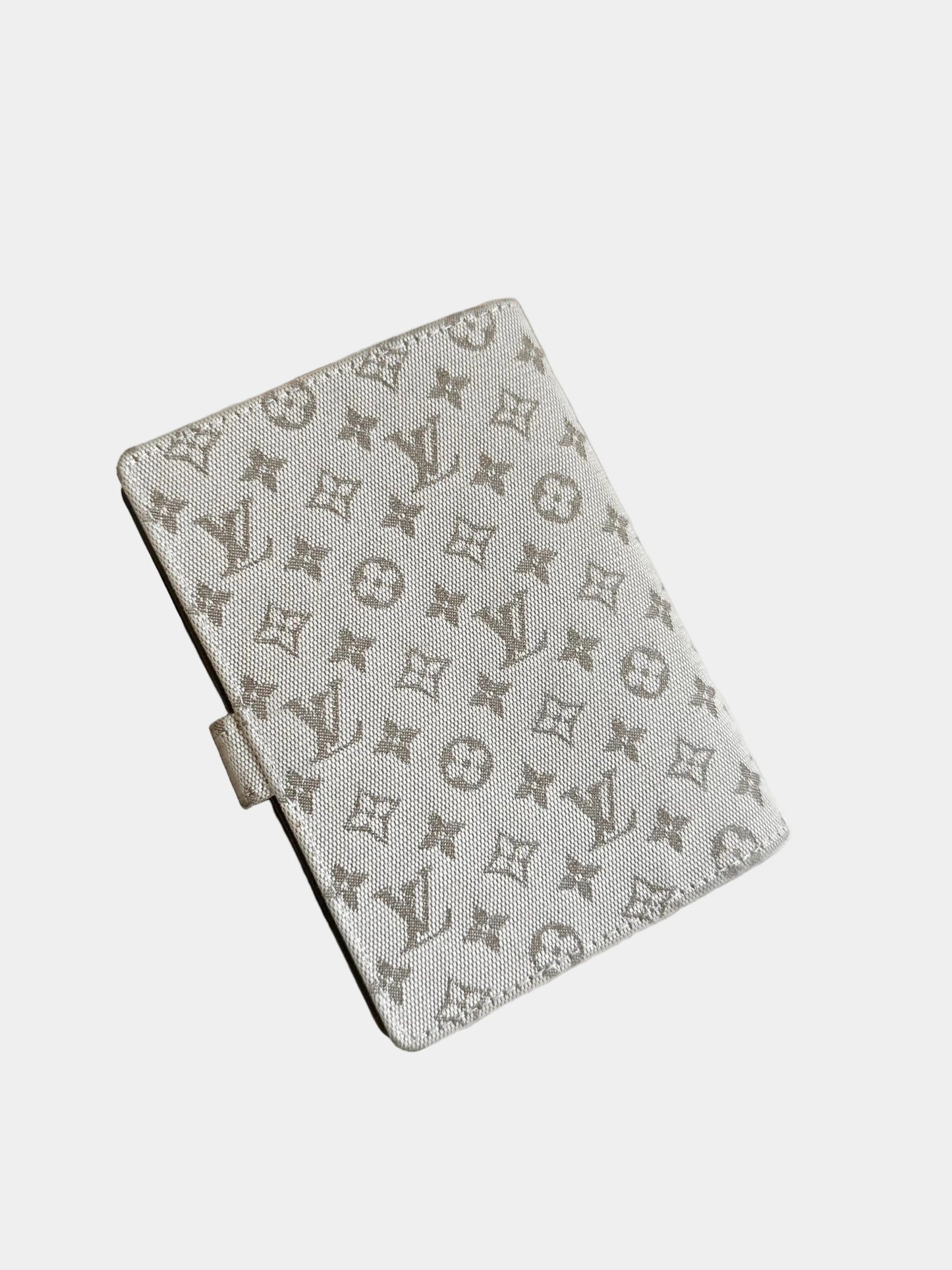 Louis Vuitton Denim Mini Lin Agenda Notebook PM